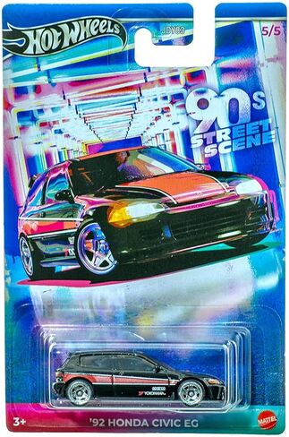 Hot Wheels 92 Honda Civic eg 90s Street Scene 5/5 ، 1:64 Scale in Saudi Arabia
