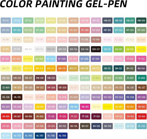 162 Colors Gel Pens for Adult Coloring Books, Colors Stackable Acrylic Pens for Journals, Drawing, Writing in Saudi Arabia