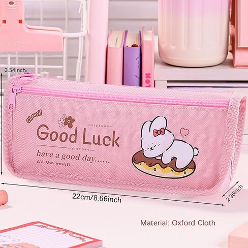 58PCS Cute Rabbit School Supplies Set Kawaii Stationery Kit Back to School, Including Notebook,Gel Pens,Pencil Case,Stickers,Festival Holiday Birthday Party Favors Easter Basket Stuffers in Saudi Arabia