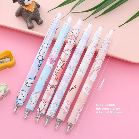 58PCS Cute Rabbit School Supplies Set Kawaii Stationery Kit Back to School, Including Notebook,Gel Pens,Pencil Case,Stickers,Festival Holiday Birthday Party Favors Easter Basket Stuffers in Saudi Arabia