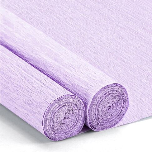 Crepe Paper Streamers 2 Rolls, 10 x 98Inch Crepe Paper Sheets for DIY Gift Colourful Paper Flower Wrapping Paper Crafts Birthday Wedding Holiday Party Decorations (Black) in Kuwait