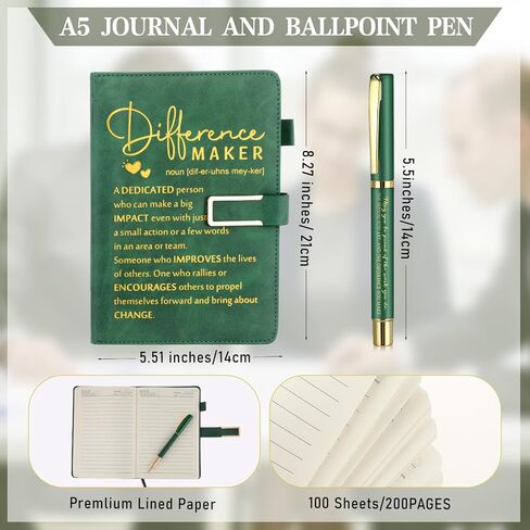 Pickmesh 3 PCS Maker Maker Gift 17 Oz Coffee Mug Tumbler A5 Leather Journal with Ballpoint Pen Christmas Histricee شكرًا لك هدية للنساء الزميل في مجال التكنولوجيا في العمل in Saudi Arabia