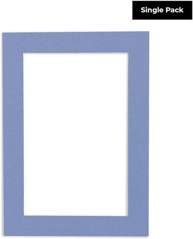 10x13 MAT Bevel Cut for 8x10 Photos - حمض الحامض Brittany Blue Precut Matboard - للصور ، الصور ، تأطير - سمك 4 طلاء in Saudi Arabia