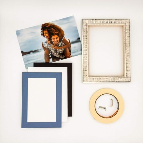 10x13 MAT Bevel Cut for 8x10 Photos - حمض الحامض Brittany Blue Precut Matboard - للصور ، الصور ، تأطير - سمك 4 طلاء in Saudi Arabia