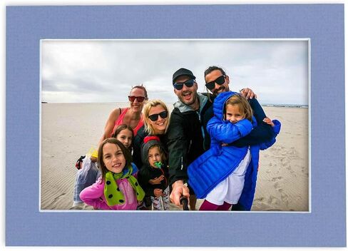 10x13 MAT Bevel Cut for 8x10 Photos - حمض الحامض Brittany Blue Precut Matboard - للصور ، الصور ، تأطير - سمك 4 طلاء in Saudi Arabia