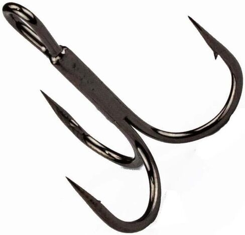 Owner 5656 ST-56 Treble 3X-Strong Super Need Point Hook, Black Chrome in Saudi Arabia