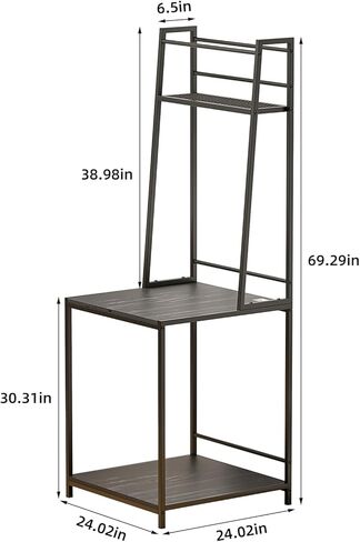 3D Printer Stand with Filament Storage, Heavy Duty 3D Printer Table, Printing Stand Can Store PLA/ABS/PETG Spools, Suitable for Garages, Offices, Workshops in Saudi Arabia