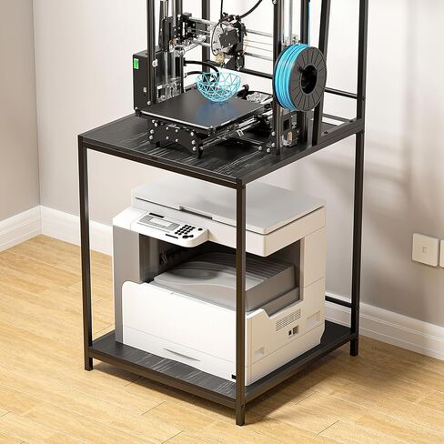 3D Printer Stand with Filament Storage, Heavy Duty 3D Printer Table, Printing Stand Can Store PLA/ABS/PETG Spools, Suitable for Garages, Offices, Workshops in Saudi Arabia