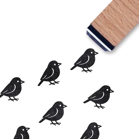 SPATZ BIRD Rubber Stamp ، 3/5 بوصة ختم صغير صغير لمخطط صنع بطاقات SCRABBOOKING in Saudi Arabia