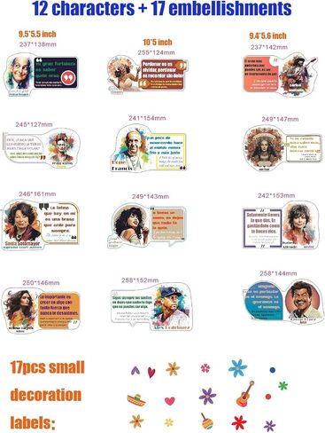 ملصق Amerbe Hispanic Heritage Month ، مجموعة ديكور الفصول الدراسية باللغة الإنجليزية ثنائية اللغة - 29pcs نقاشات ملهمة ملصقات للوحة الإعلانات ، اللوازم الابتدائية المتوسطة الثانوية. in Kuwait