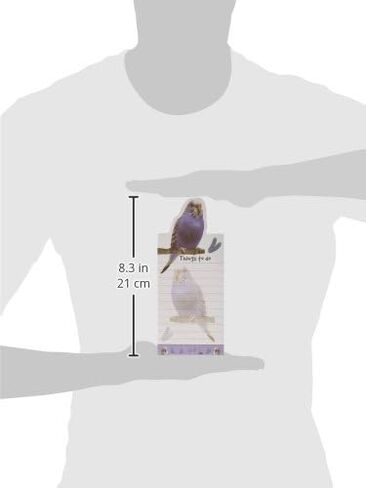 "Parakeet Magnetic List Pads" Uniquely Shaped Sticky Notepad Measures 8.5 by 3.5 Inches in Saudi Arabia