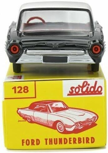 OPO 10 - Collectible Miniature car 1/43 Solido Compatible with Ford Thunderbird Coupe Black 1962-1282 in Saudi Arabia