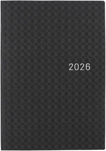 Hobonichi Techo Hon A6 2026 - Paper Series: Black Gingham (English ، Januar Start Planner) in Saudi Arabia