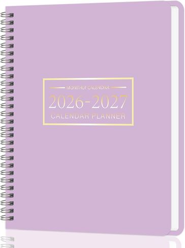 مخطط شهري 2026-2027 ، تقويم لمدة عامين 2026-2027 كتاب تقويم من يناير 2026-ديسمبر 2027 مع غلاف PVC المضاد للماء ، 9 '× 11' ، الجدول الزمني للتنظيم للمدرسة ، المكتب ، العائلة ، الوردي in Kuwait