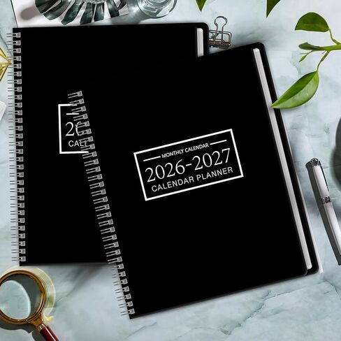 مخطط شهري 2026-2027 ، تقويم لمدة عامين 2026-2027 كتاب تقويم من يناير 2026-ديسمبر 2027 مع غلاف PVC المضاد للماء ، 9 '× 11' ، الجدول الزمني للتنظيم للمدرسة ، المكتب ، العائلة ، الوردي in Kuwait