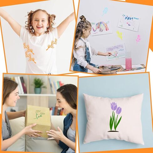 استنسل الزهور ، 60pcs استنسل الطلاء البري و 1pc قالب رسومات الشعار المبتكرة DIY ، والسترات النباتية القابلة لإعادة الاستخدام للحرف اليدوية ، والرسم على الجدران ، والخشب ، وصنع البطاقات ، وتزيين الكعكة in Kuwait
