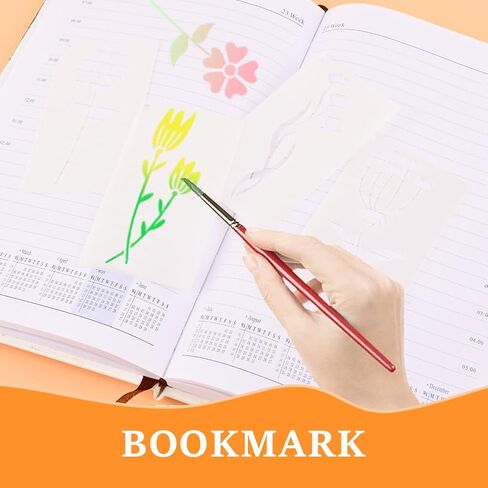 استنسل الزهور ، 60pcs استنسل الطلاء البري و 1pc قالب رسومات الشعار المبتكرة DIY ، والسترات النباتية القابلة لإعادة الاستخدام للحرف اليدوية ، والرسم على الجدران ، والخشب ، وصنع البطاقات ، وتزيين الكعكة in Kuwait