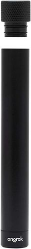 ONGROK Premium Storage Tube | Airtight Aircraft Grade Aluminum Metal, Pocket-Sized Opaque Holder (Black) in Saudi Arabia