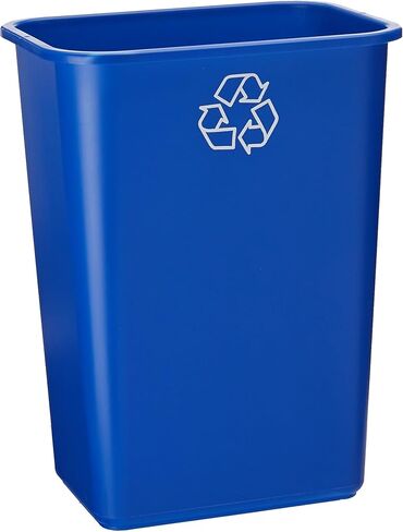 United Solutions EcoSense WB0069 Blue Plastic 41 Quart Recycling Indoor Wasteba in Kuwait