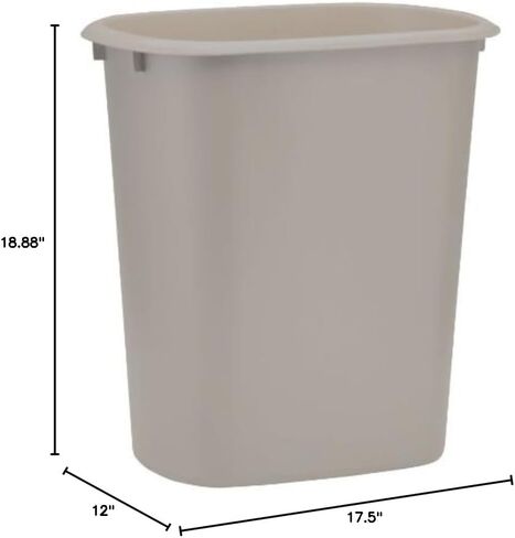 United Solutions EcoSense WB0069 Blue Plastic 41 Quart Recycling Indoor Wasteba in Kuwait