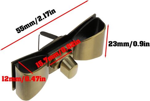 BRINY RIVER 4PCS 55X23MM CLASY BOWKNOT محافظ أقفال القوس تطور لقوائم DIY Crossbody حقائب اليد ، 4 ألوان in Kuwait