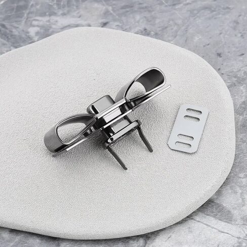 BRINY RIVER 4PCS 55X23MM CLASY BOWKNOT محافظ أقفال القوس تطور لقوائم DIY Crossbody حقائب اليد ، 4 ألوان in Kuwait