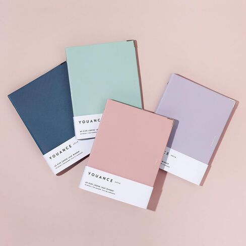 Maruman F416-41 Binder Leaf Leaf ، Yuance A5 ، 20 فتحة ، رمادي أزرق in Kuwait