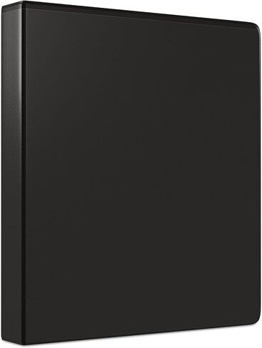 Staples Economy 1-inch 3-Ring View Binders, Black, 24/Carton (23733/21685VS) in Saudi Arabia