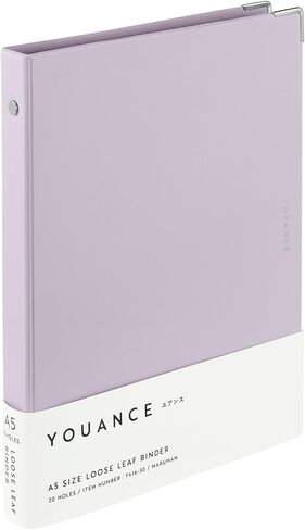 Maruman F416-41 Binder Leaf Leaf ، Yuance A5 ، 20 فتحة ، رمادي أزرق in Kuwait