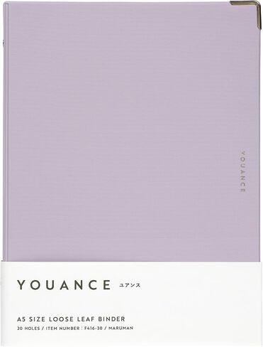Maruman F416-41 Binder Leaf Leaf ، Yuance A5 ، 20 فتحة ، رمادي أزرق in Kuwait