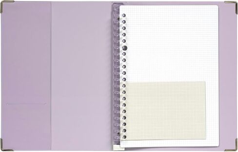 Maruman F416-41 Binder Leaf Leaf ، Yuance A5 ، 20 فتحة ، رمادي أزرق in Kuwait