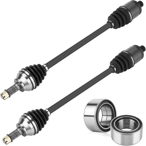 محور Youx Moto CV الأمامي الأيسر الأيمن مناسب لـ Polaris RZR XP 4 1000 2016 2017 2018 2019 2020 2021، لـ RZR RS1/XP Turbo، لـ 1333434، 1333942، 4340 محرك فولاذي كرومولي نصف عمود in Kuwait