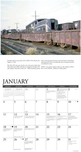 Pennsylvania Railroad 2026 12" x 12" Wall Calendar in Saudi Arabia