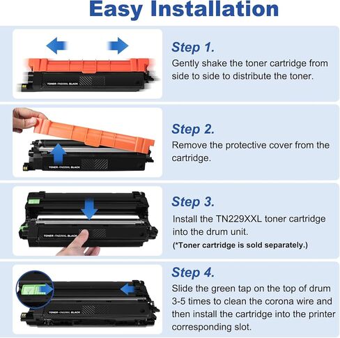TN229XL 229XL TN229 High Yield Toner Cartridge Compatible Replacement for Brother TN229XL TN229 Works with Brother MFC-L3720CDW MFC-L3765CDW MFC-L3780CDW HL-L3220CDW HL-L3280CDW Printer (5-Pack) in Kuwait