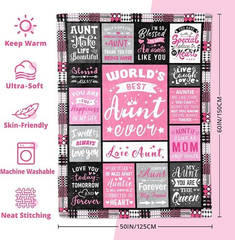 Moms Birthday Gifts from Daughter Son - Christmas Blanket Gifts for Mom - Best Mom Ever Gift - Valentines Day Mothers Day Birthday Gift for Moms - Present for Mother - Mothers Blanket 50"x60" in Saudi Arabia