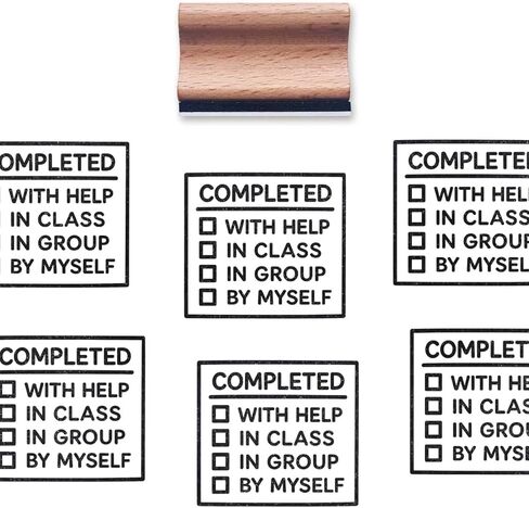 ختم مطاط المعلم المكتمل ، 1-1/3 ختم متوسطة لصياغة بطاقة القصاصات الصنع in Kuwait