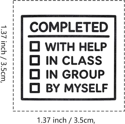 ختم مطاط المعلم المكتمل ، 1-1/3 ختم متوسطة لصياغة بطاقة القصاصات الصنع in Kuwait