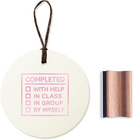 ختم مطاط المعلم المكتمل ، 1-1/3 ختم متوسطة لصياغة بطاقة القصاصات الصنع in Kuwait