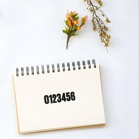560 أرقام ، 1 "0-9 ملصقات أرقام لاصقة ذاتية لعلامات مخزون ملفات سجلات صندوق البريد الإلكتروني وأعمالها (أسود ، 1 بوصة) in Kuwait