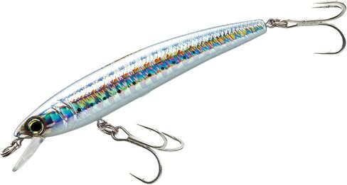 Yo-Zuri F1162-HSR Pins Minnow Floating Diver Lure, Holographic Silver Minnow in Saudi Arabia