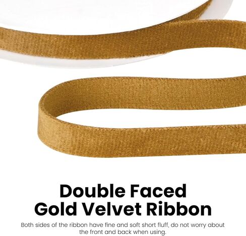 الشريط المخملي الأخضر الغابات ، مزدوج الوجه 3/8 بوصة 10 ياردة لحلي شجرة عيد الميلاد ، غلاف الهدايا ، صنع القوس ، الحرف اليدوية ، زخرفة الزهور in Kuwait