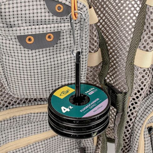 SF Clear Fluorocarbon Tippet Line with Holder Fly Fishing Tippets Leaders Trout 0X 1X 2X 3X 4X 5X 6X 7X in Kuwait