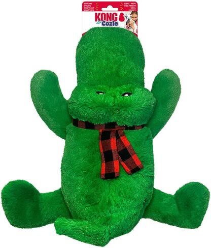 كونغ عيد الميلاد عطلة Cozie Jumbo - لسلالات الكلاب الكبيرة الإضافية - لعبة الكلب الناعمة والفخمة مع الصرير (موس) in Saudi Arabia