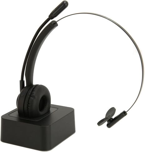 Telephone Headset, Single Ear Business Headset 5.0 Padded Ear Cushion for Laptops in Saudi Arabia