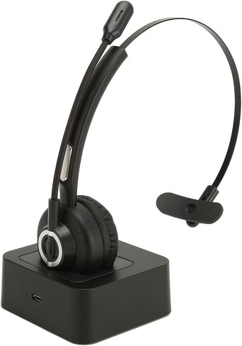 Telephone Headset, Single Ear Business Headset 5.0 Padded Ear Cushion for Laptops in Saudi Arabia