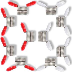 10 Pcs Spring Clamps for Jewelry Making, Bead Stopper with Red Handles to Prevent Beads from Falling, Mini Spring Clips Clamps for DIY Bracelets, Necklaces in Saudi Arabia