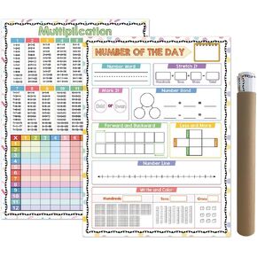 أرقام محو Zwttey الجافة من المخطط اليومي ، خط رقم الضرب ، خط الرقم ، مجموعة ملصقات رياضيات كبيرة الحجم ، يجب أن يكون لدى المعلم مستلزمات تدريس في المدرسة المنزلية الأساسية in Kuwait