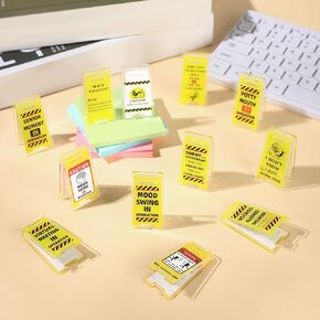 Pack 12 Pack Funny Note Holder Clips ، علامة مكتب لزجة مبالغ فيها للمكتب ، علامات مكتب فرحان لهدايا مكتب زملاء العمل in Kuwait