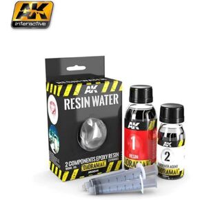 Texture AK-Interactive Resin Water 2-Components Epoxy Resin - 180ml in Kuwait