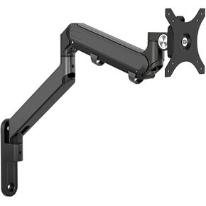 OZ-1W من الألومنيوم ارتفاع قابلية للمعدل جدارا 17-32 بوصة شاشة LED LED الحامل المدعومة من الهواء الطلق قوس التثبيت (الرمادي الفضي) in Kuwait